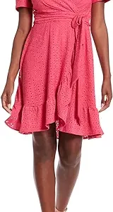 London Times Summer Ruffle Short Cocktail Petite Dresses for Women Party